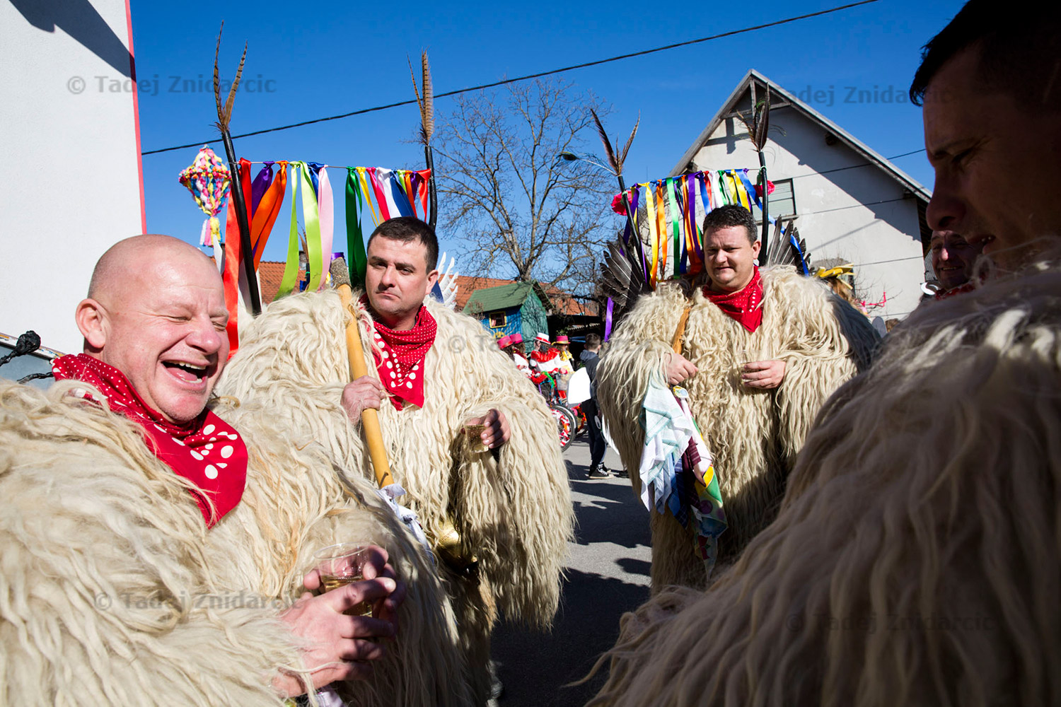 Few days later Fasenk, a traditional celebration in Zabovci, was held. The mood was festive from the get-go.