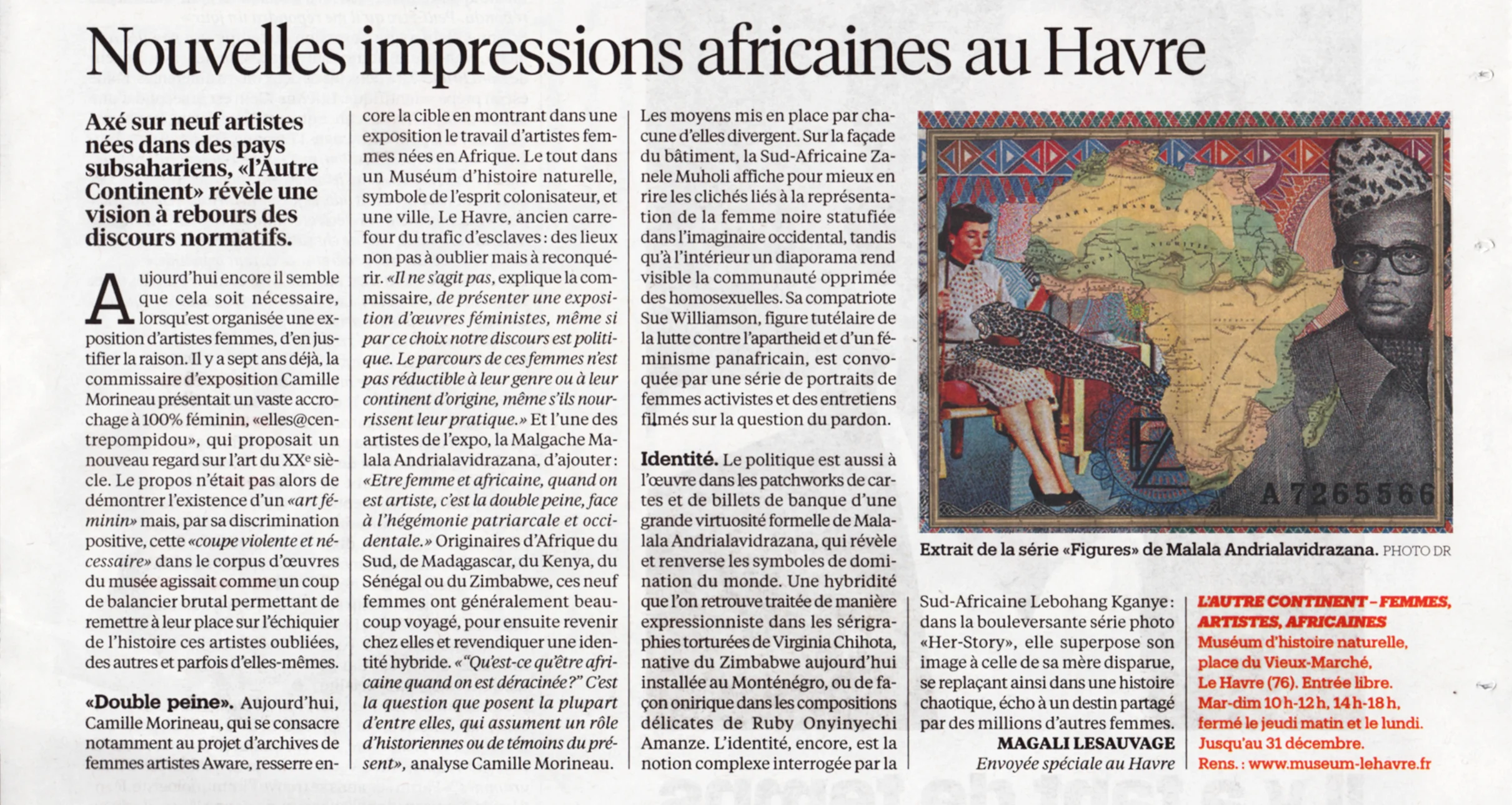 Nouvelles impressions africaines au Havre