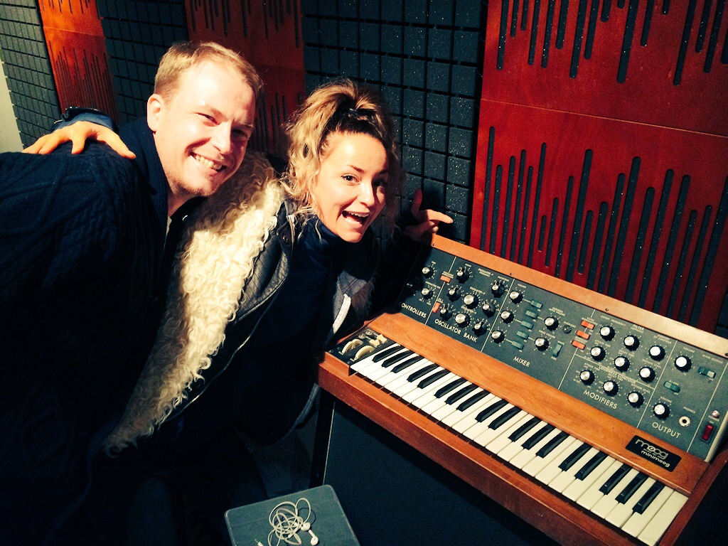 The celebrity of the day- a 40's vintage Moog. (Looked, didn't touch!)