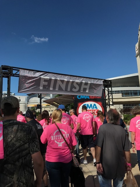 The finish line!