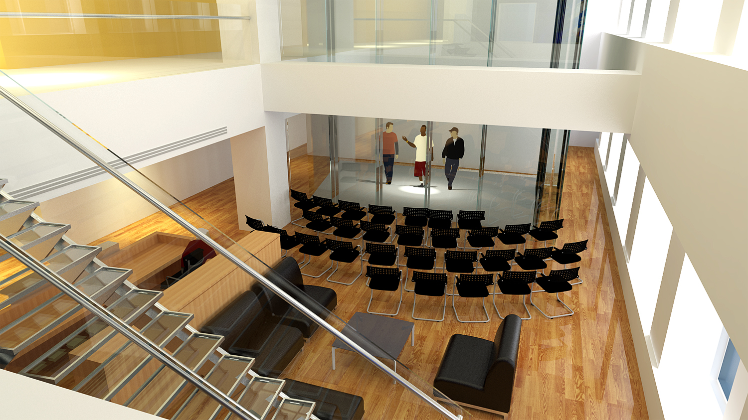  Design: Jeffrey Jordan Architect, Elmsford NY lobby remodel 