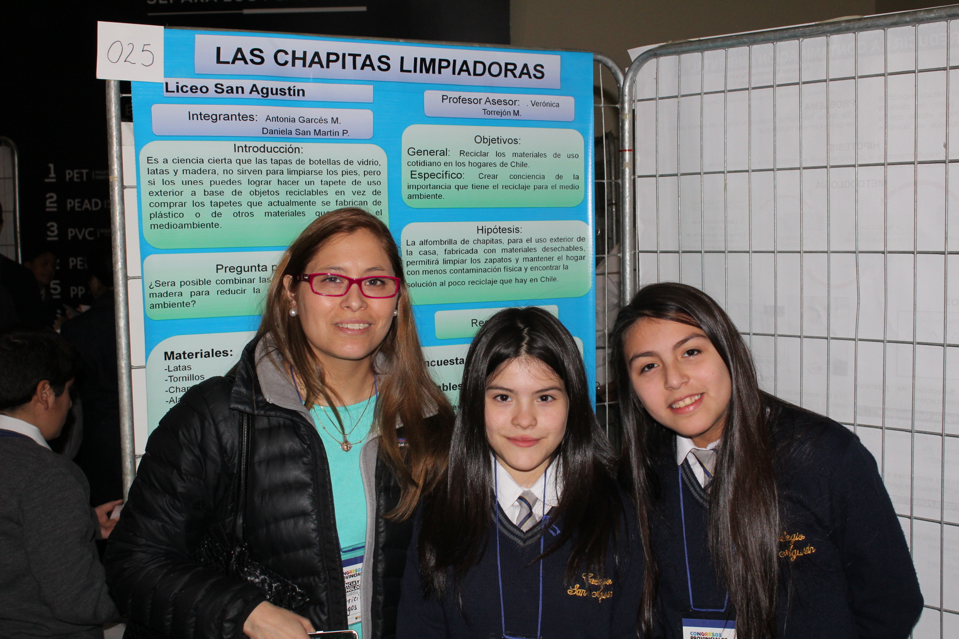 "Las Chapitas Limpiadoras" Colegio San Agustín de Concepción