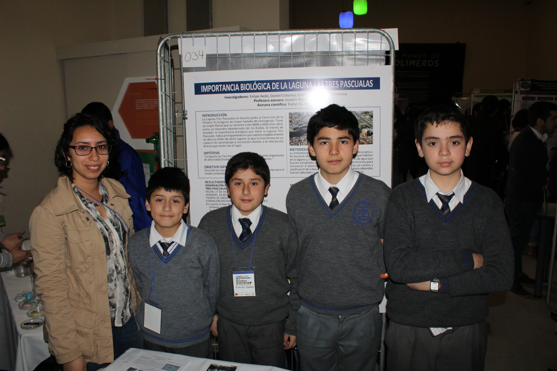 "Importancia Biológica de la laguna Las Tres Pascualas" Colegio Técnico Profesional Los Acacios de Concepción