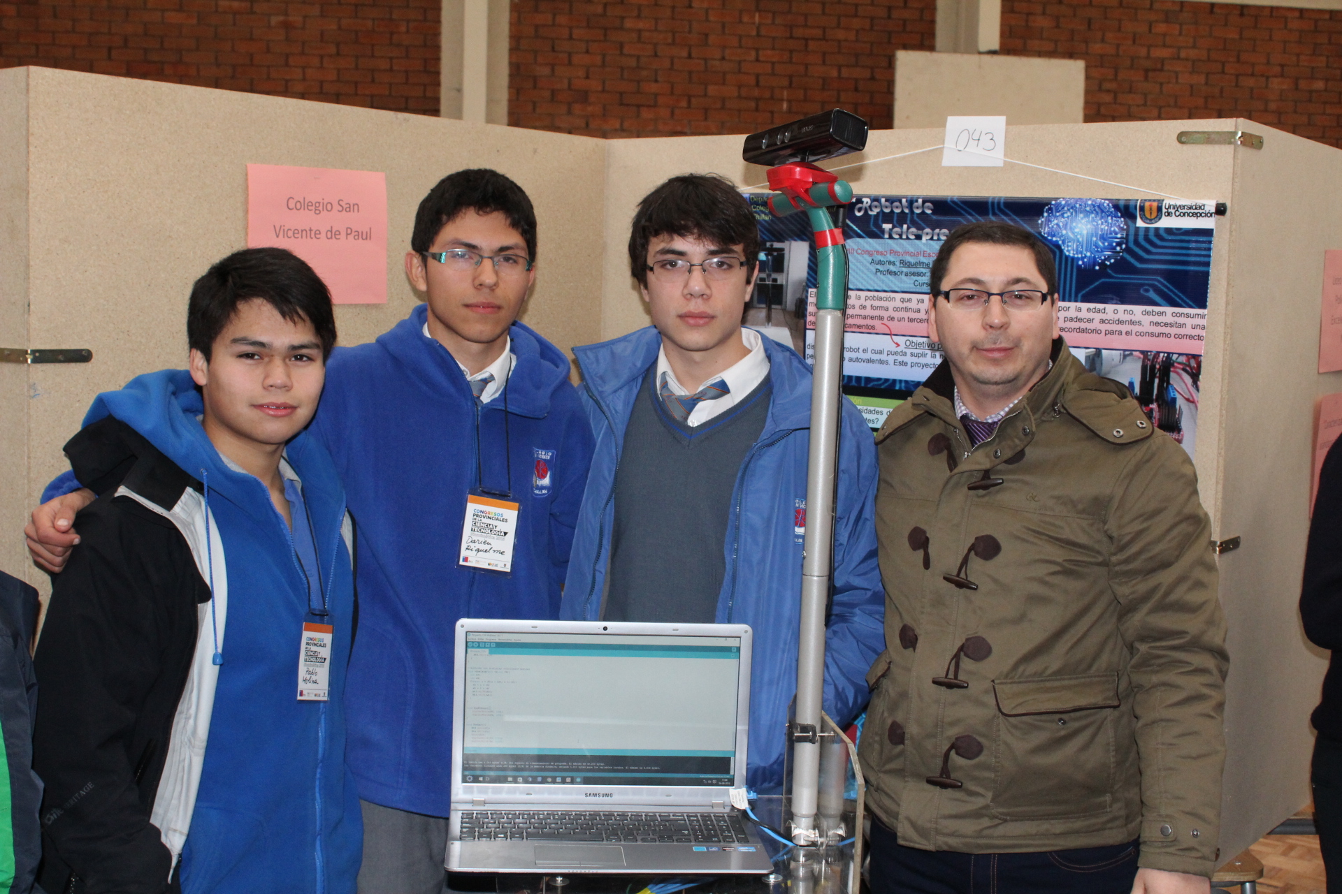 "Robot de telepresencia" Colegio San Vicente de Paul de Chillán