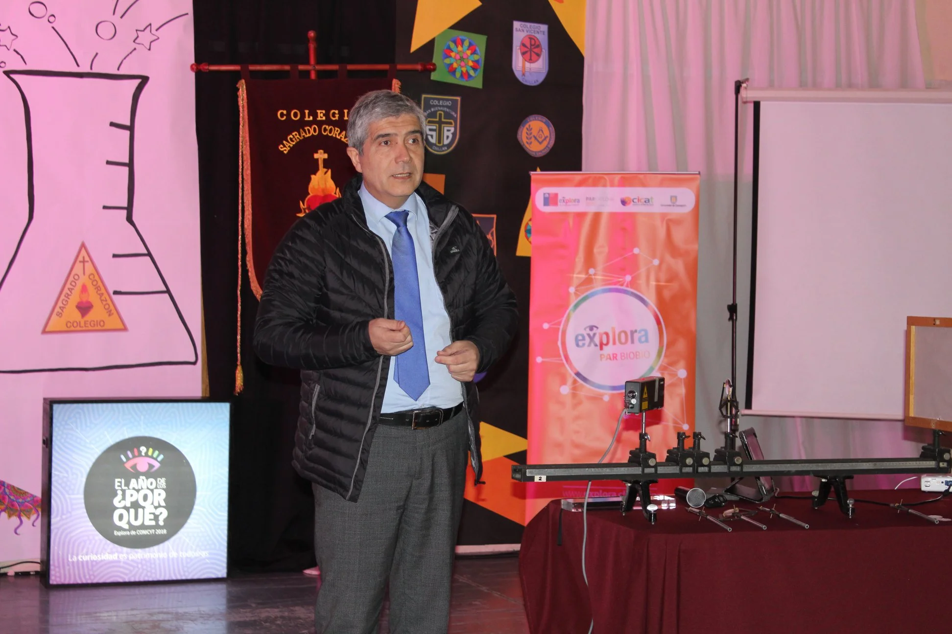 El rector Udec, Carlos Saavedra Rubilar.