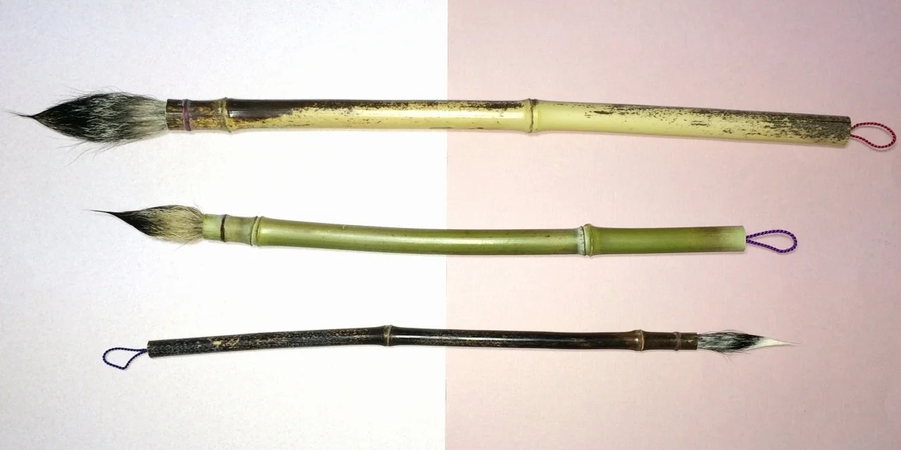  brush "kit" / large fox, medium racoon and small squirrel 