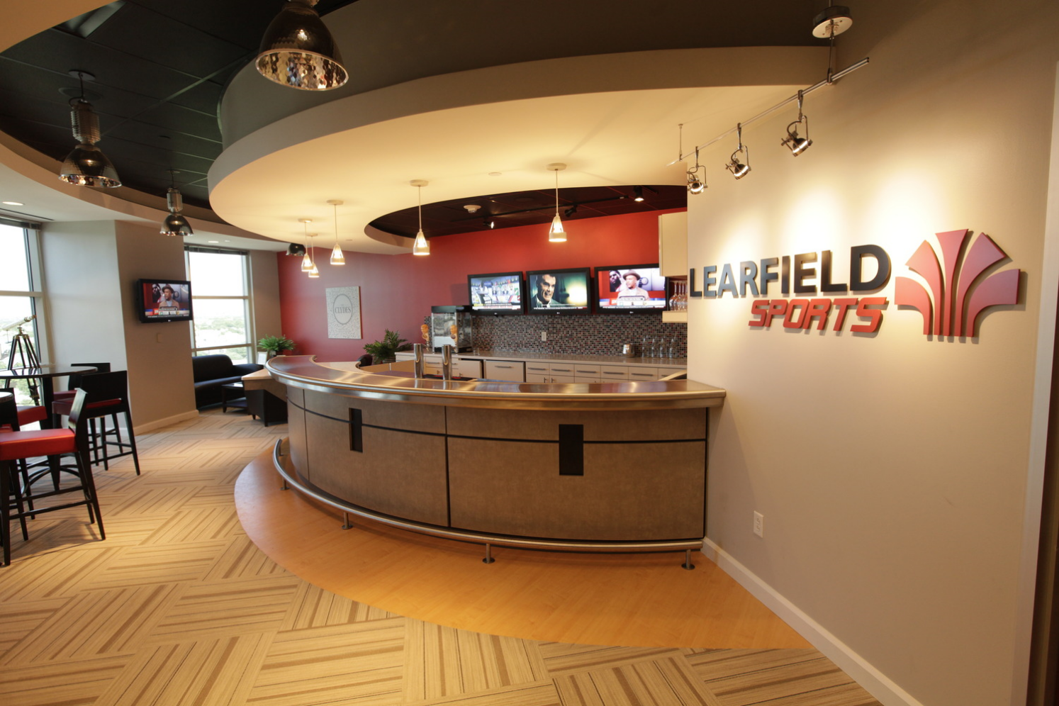 Learfield Sports | Plano, TX | Photo: Jason Janik General Contractor: Abstract Construction