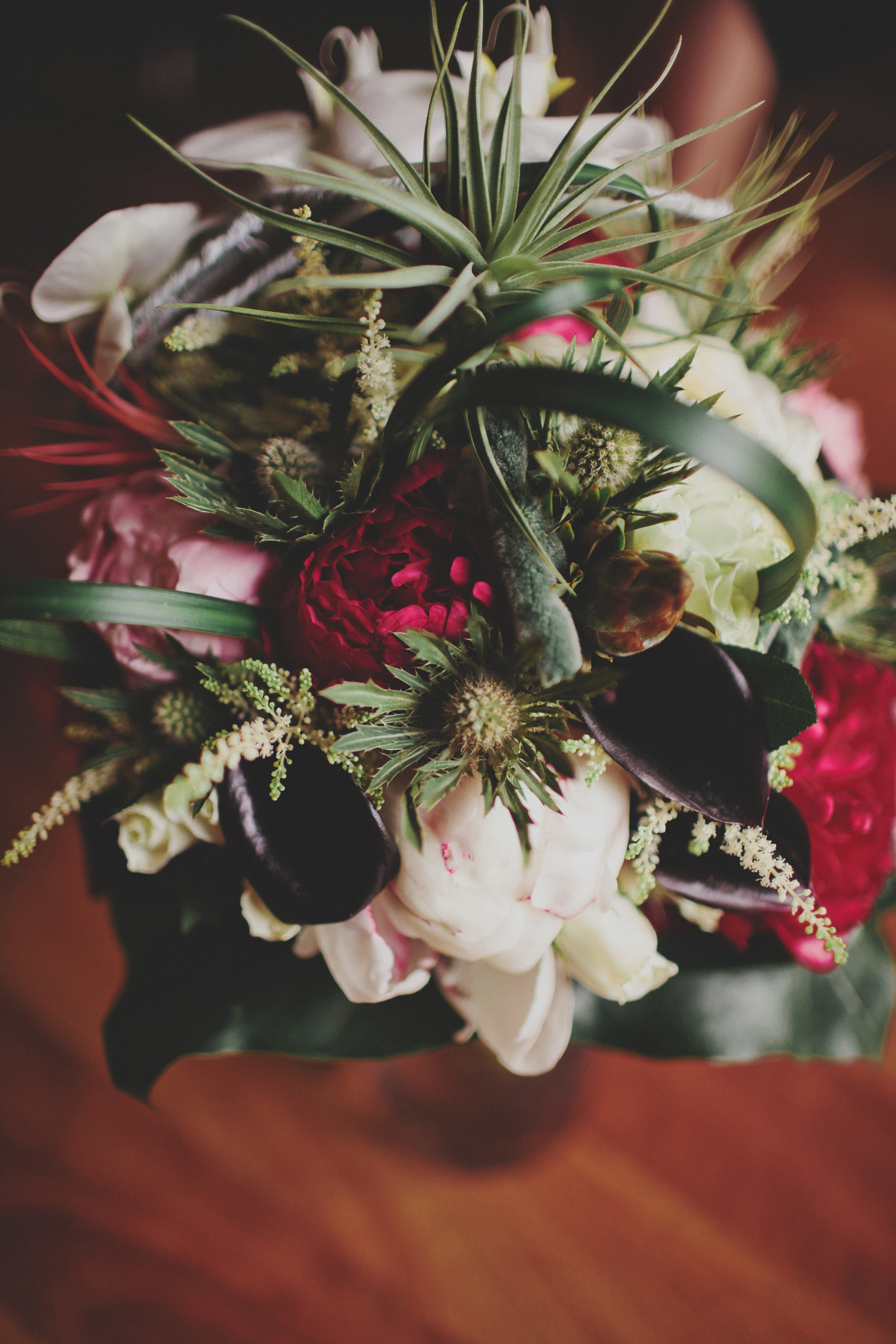 The magical bridal bouquet