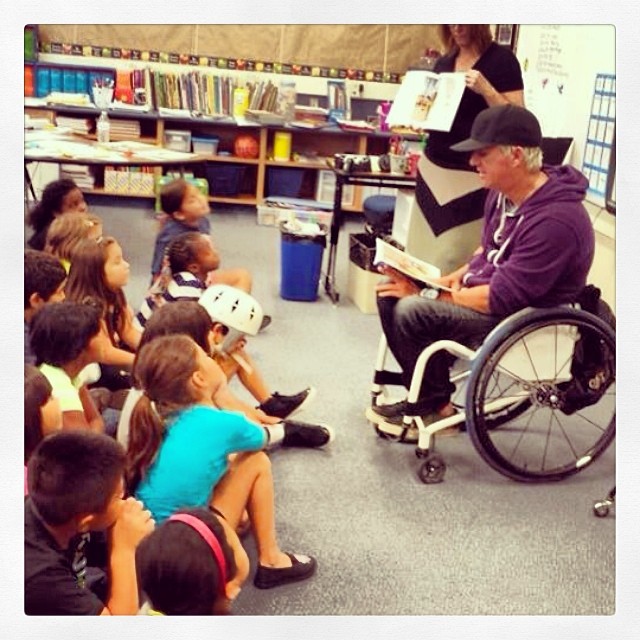 Classroom program including the reading of Brent's children's book "Playground Lessons Friendship and Forgiveness."