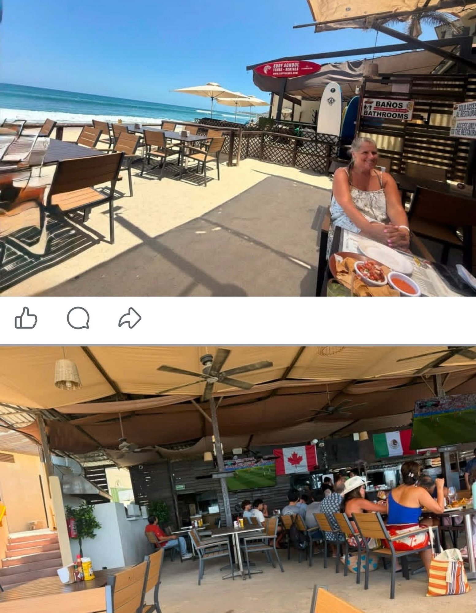 Our happy place. Not a bad spot to watch World Cup. Surfing from here this weekend. Erica will be surfing too. #805author zipper&rsquo;s bar and grill @sanjosedelcabo #therock Erica Peters Poppen Vesco Wheelchairs