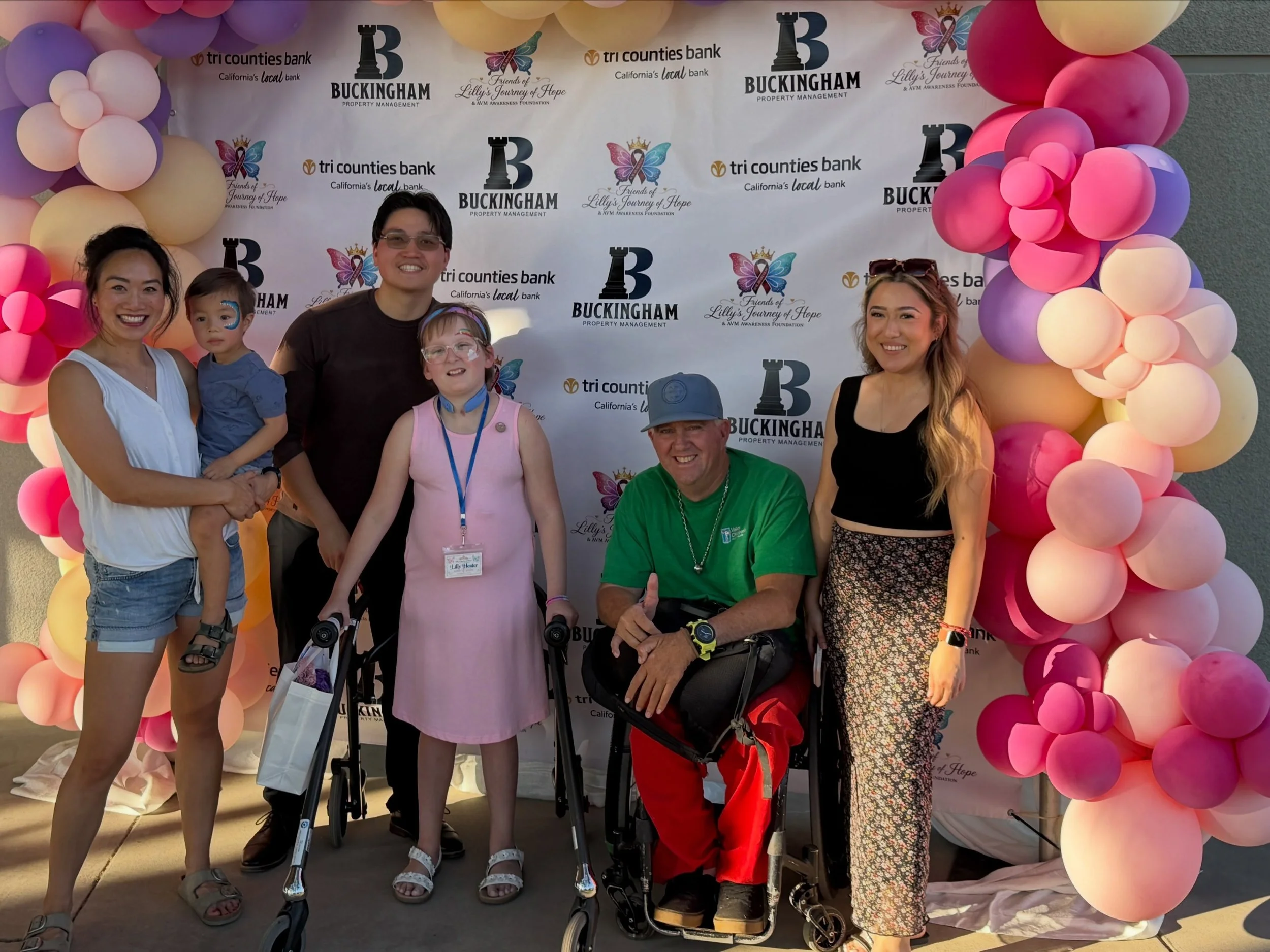 VCH Rehab showing up to support our now discharged patient Lilly! We are just missing nurse Jacque who was also in the house. Lilly represents everything that is beautiful in our world. She is tough, kind, smart and beautiful both inside and out. Lov