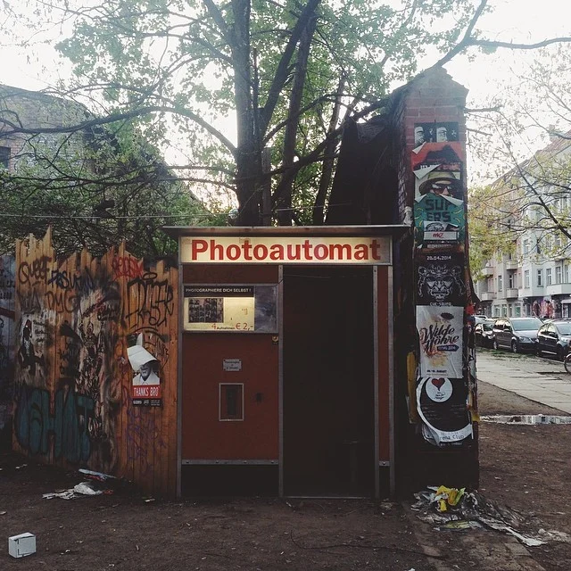 I love seeing these old photo booths around the city.