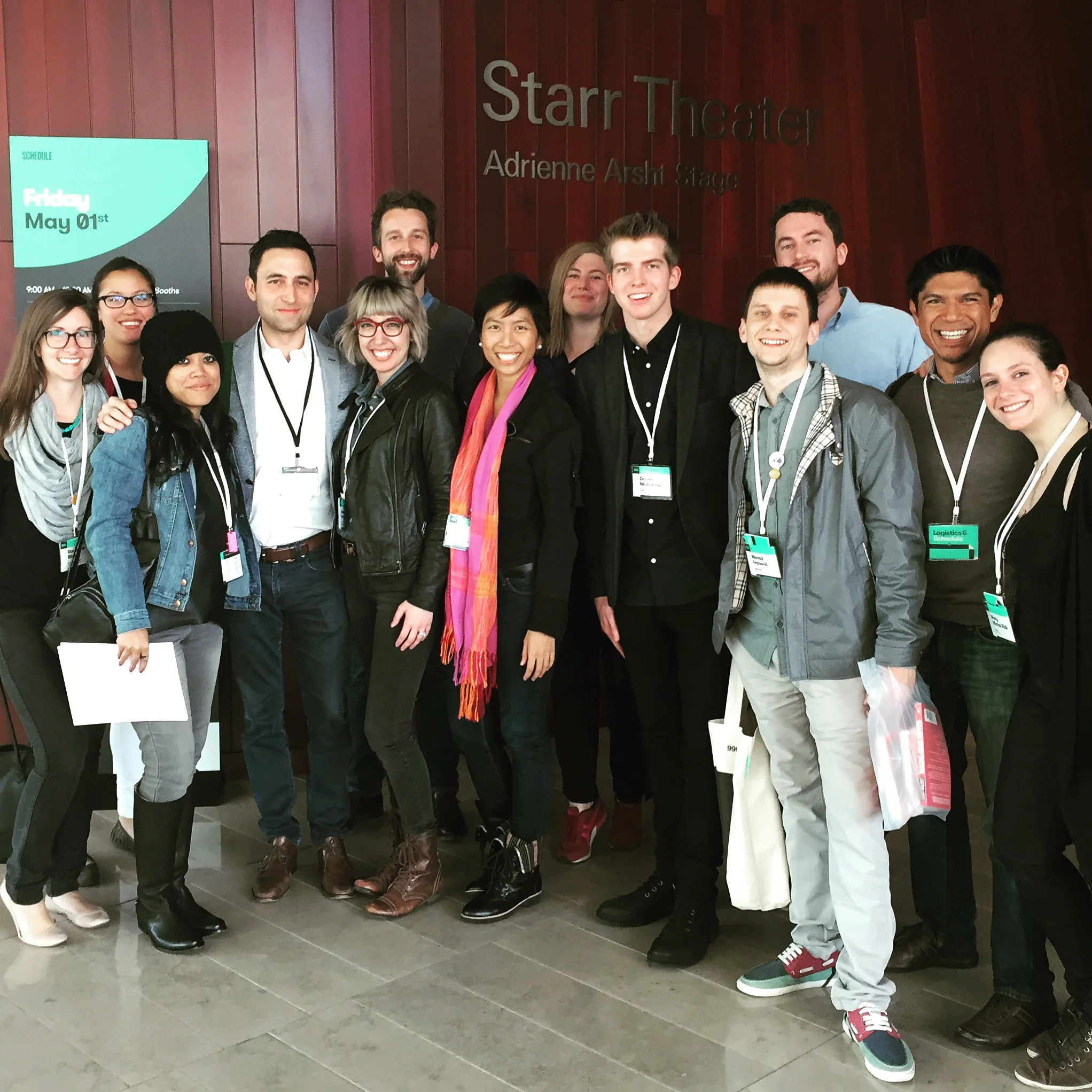 A few of the 99U Ambassadors with Behance creator, Scott Belsky.