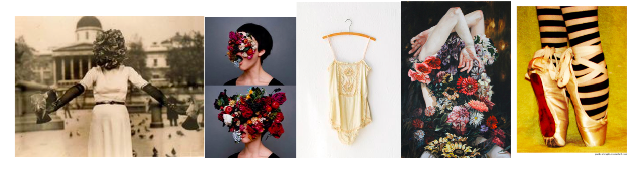 Digital Mood Board for character Sheila Legg