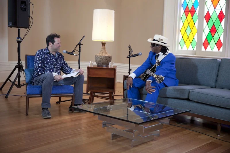 Rob Payer with Little Freddie King