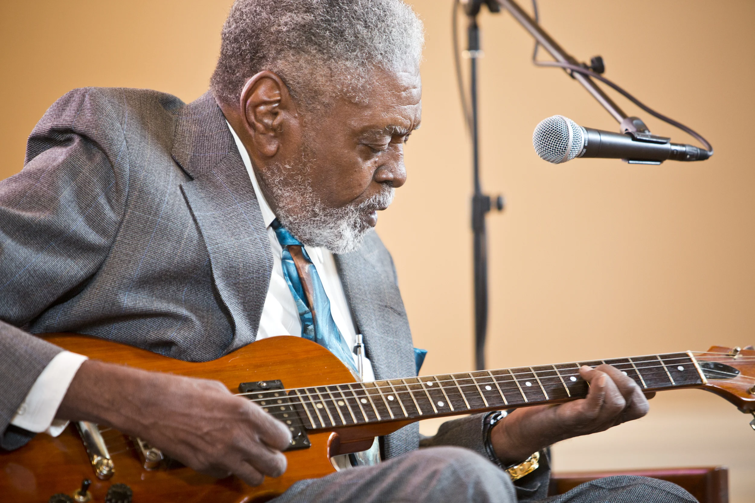 Jimmy Dotson during Backstage at the Blues Fest in 2014