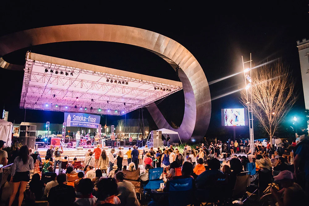 Closing out the evening at the Swamp Blues Stage. (Photo by Jordan Hefler)