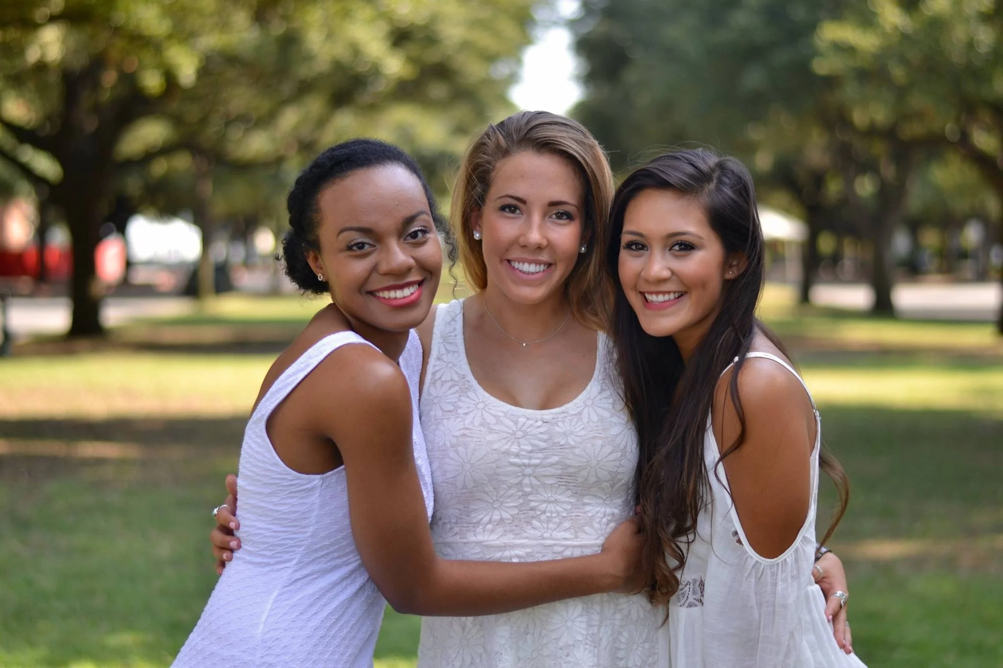 Freshmen: Chelsey Kilburn, Julianne Tanella, and Gabby Davé