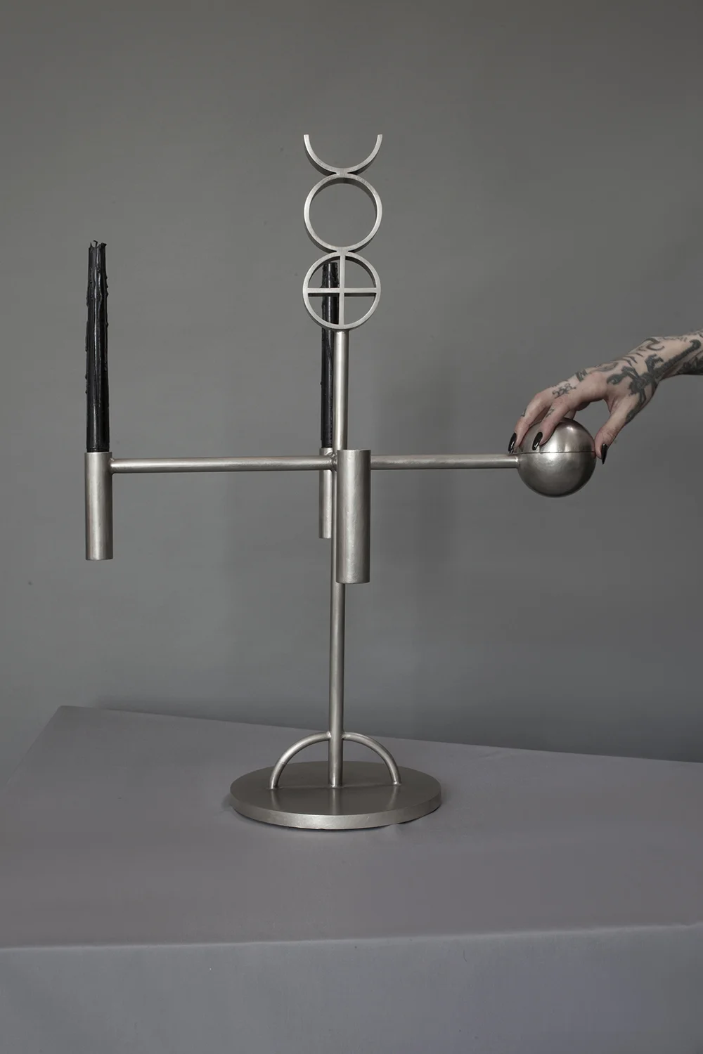 MATERIAL LUST ALCHEMY ALTAR CANDELABRA 2014.JPG