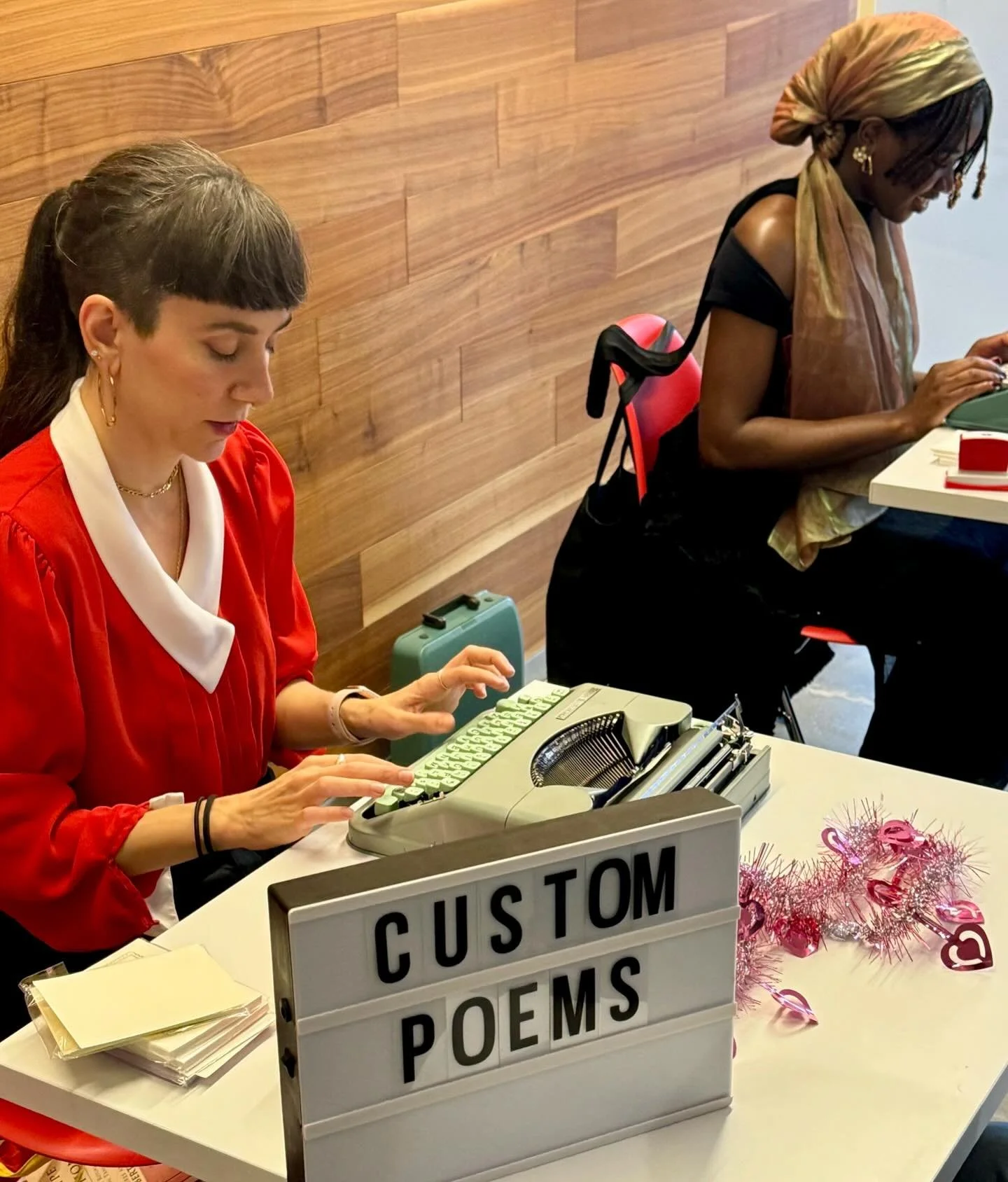 April is National Poetry Month, and we&rsquo;re celebrating with one of our most popular office activations, Typewriter Poetry 🤍

Get your coworkers out of their seats and feeling creative with a custom poem crafted by one of our experts, right on t