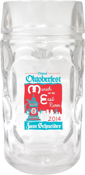 Your original "Munich on the East River" Oktoberfest Liter mug!