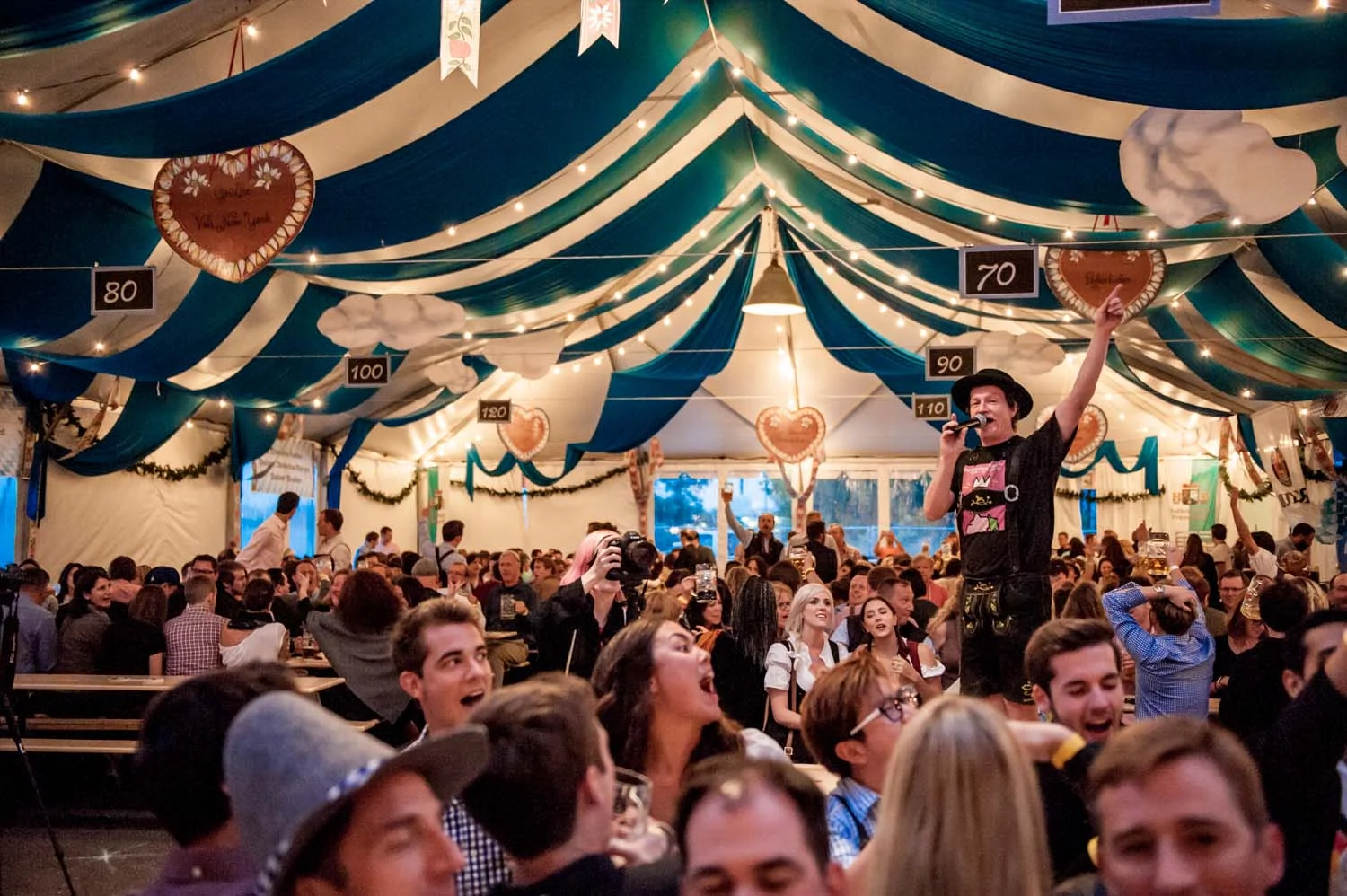Oktoberfest Tent NYC Opening - Munich on the East River