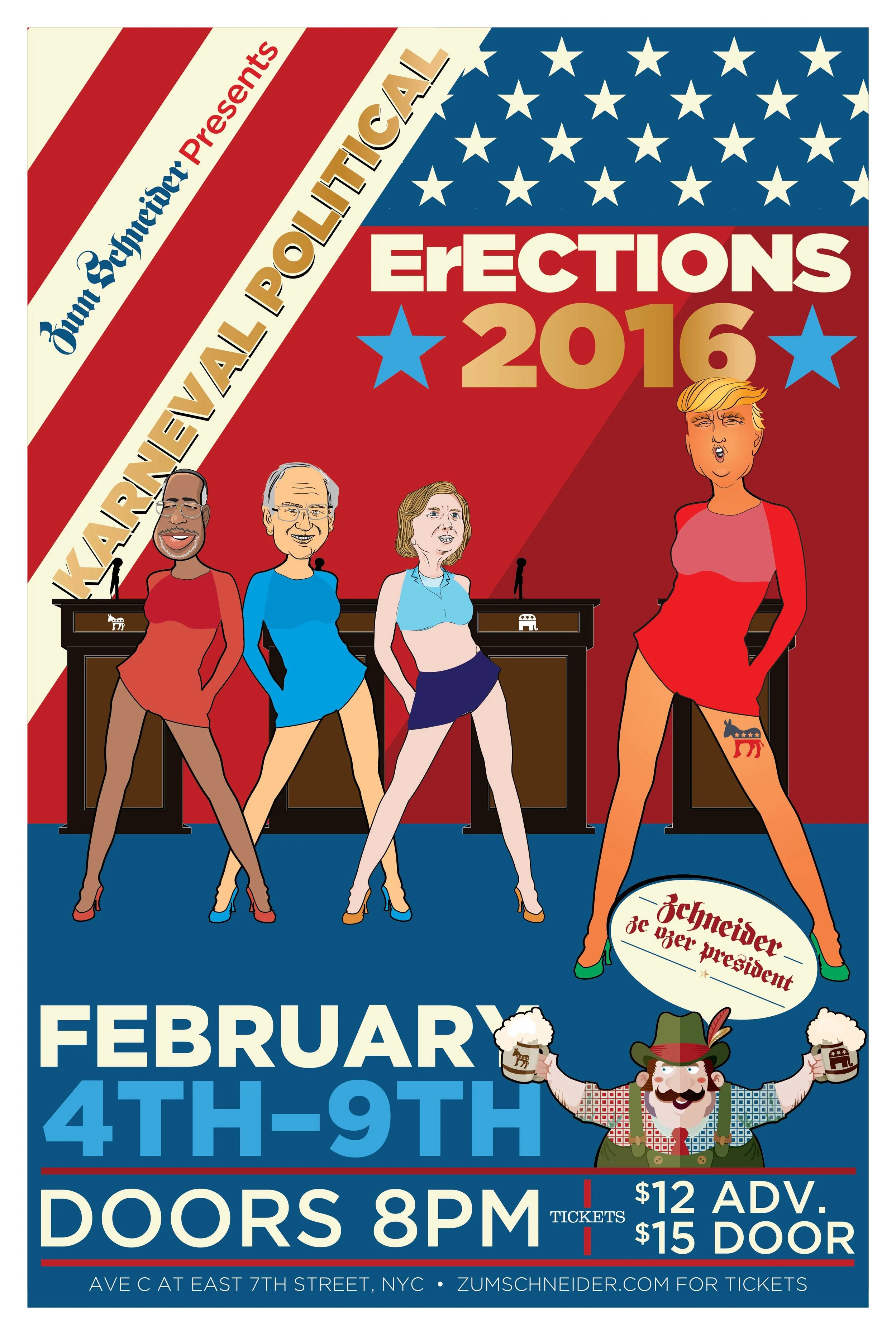 Karneval Political - Erections 2016