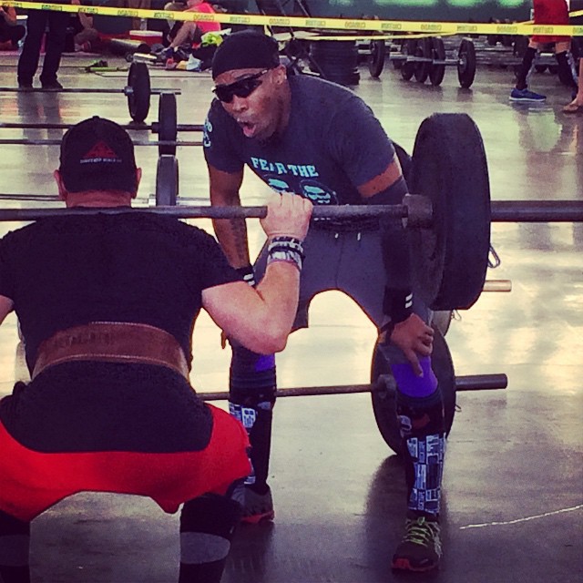 Chris C. isn't happy when he finishes the finish line. He's happy once he's helped the rest finish too.