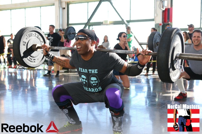 Chris competing in the NorCal Masters competition