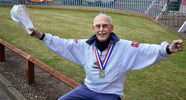 Charles only began running a little under two years ago
