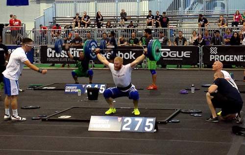 In somewhat of a “freak accident,” CrossFitter Kevin Ogar suffered a catastrophic injury to his thoracic vertebrae in a CrossFit competition, severing his spinal chord and leaving him paralyzed from the waist down. The following WOD was created as a part of a fundraising campaign to help him with his medical bills.