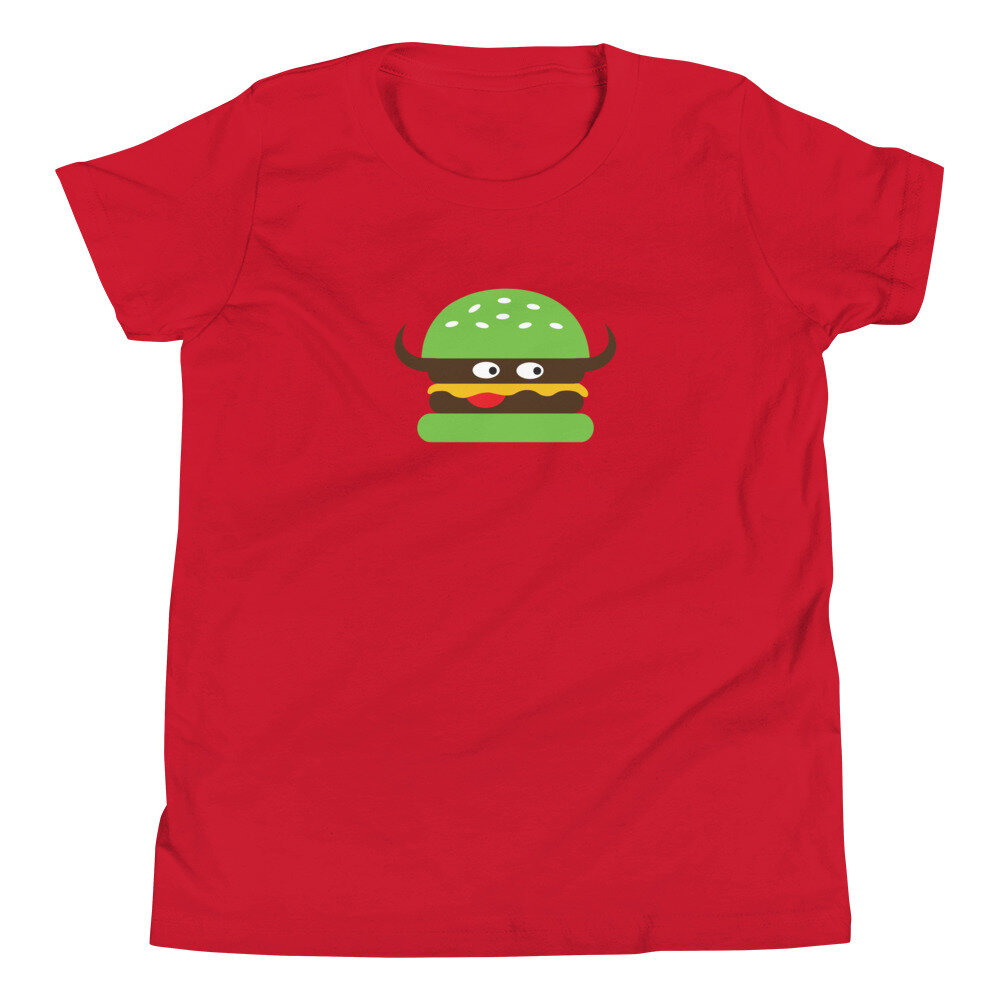 Youth Burger Dude Colorful — Grassburger