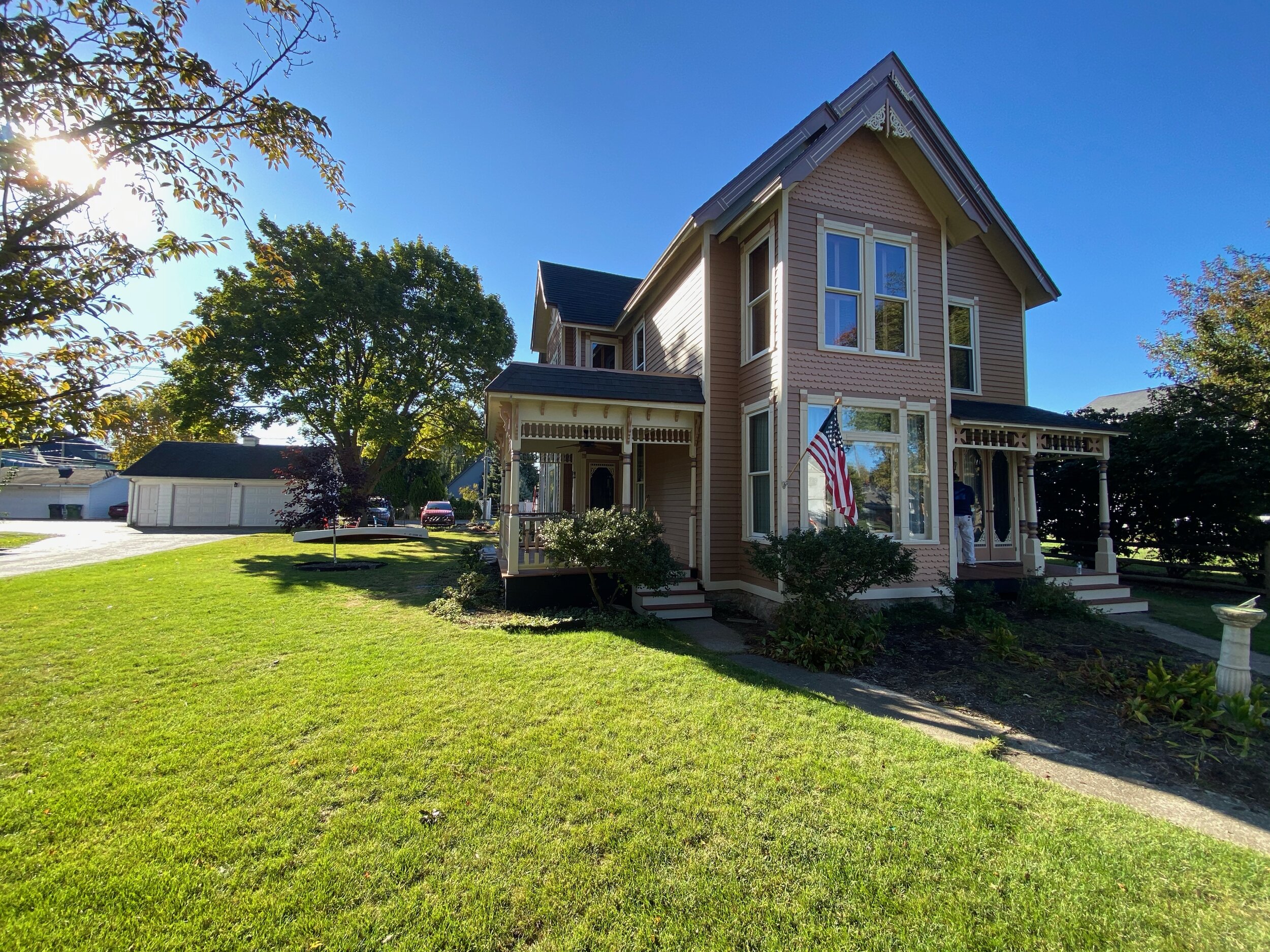 Historical exterior painting. Maumee, OH