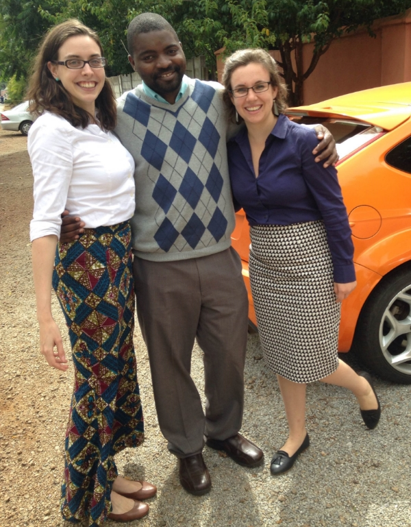 From right to left: Gillian Henker, Sisu's Chief Technology Officer; Dr. Tinashe Gede, Doctor of Internal Medicine at the University of Zimbabwe; and Katherine Kirsch, Sisu's Chief Marketing Officer. 