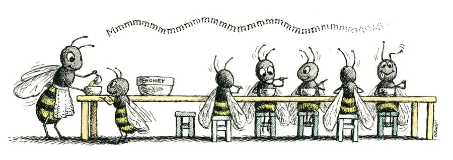 University of Wisconsin-Extension Publications. Pen and ink. Colored in Photoshop.