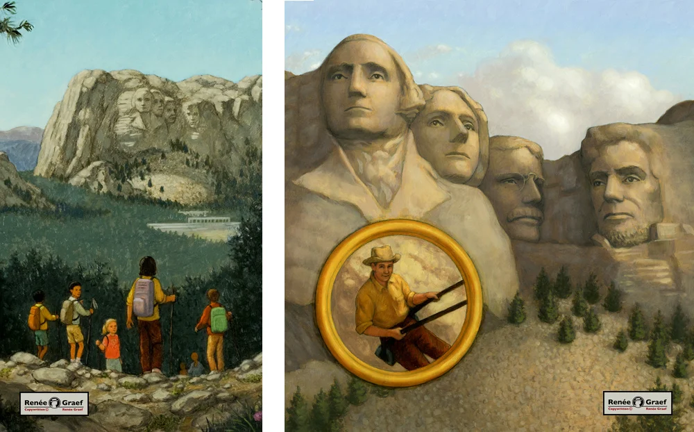 Oil paintings on Crescent illustration board.