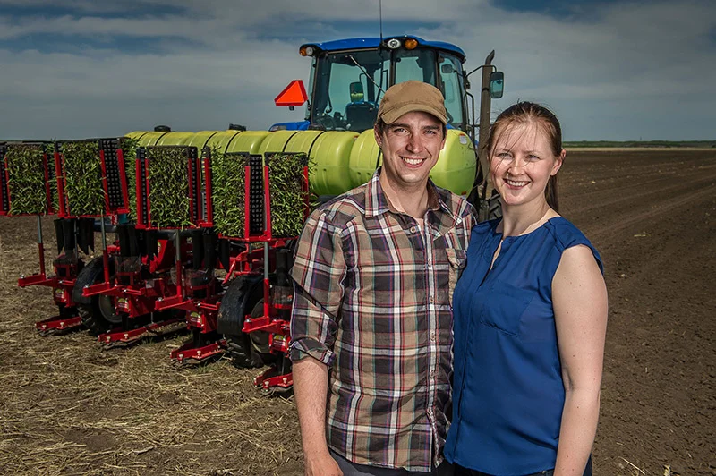 Dan and Chelsea Erlandson, Spring Creek Market Garden, Outlook, Saskatchewan