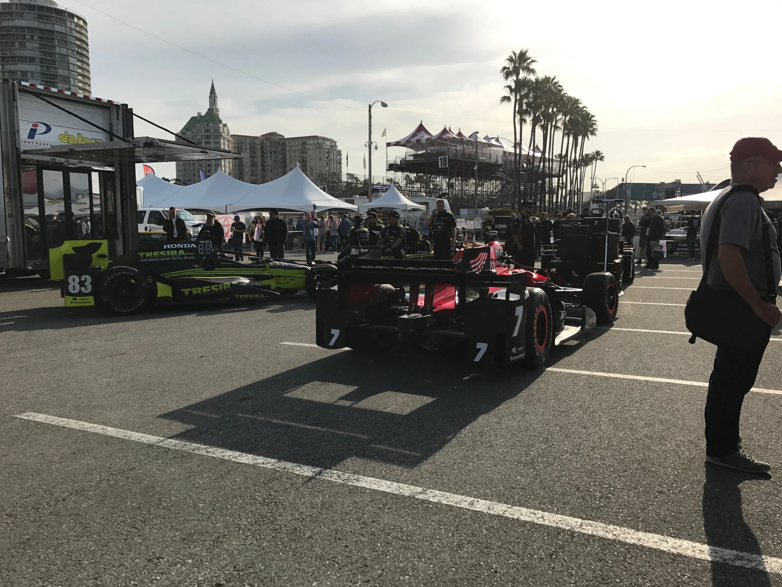Long Beach Grand Prix Paddocks