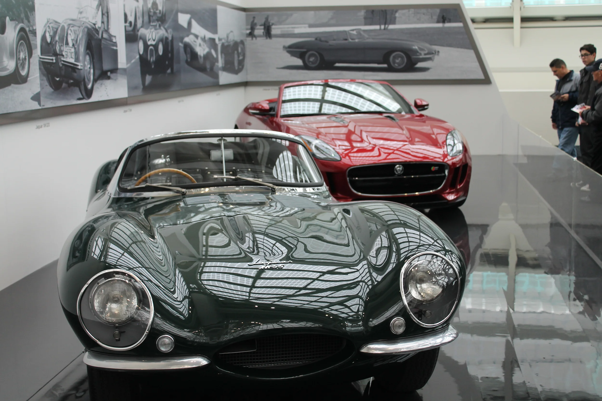 Jaguar E-type and F-type