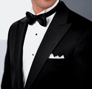  Classic Black Peak Lapel