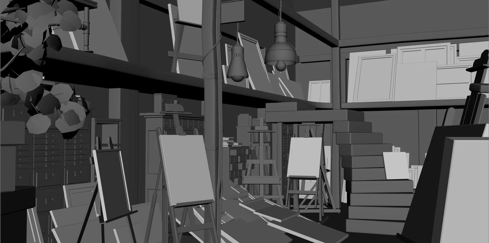 Scarlet Sins - Art Studio Environment 05