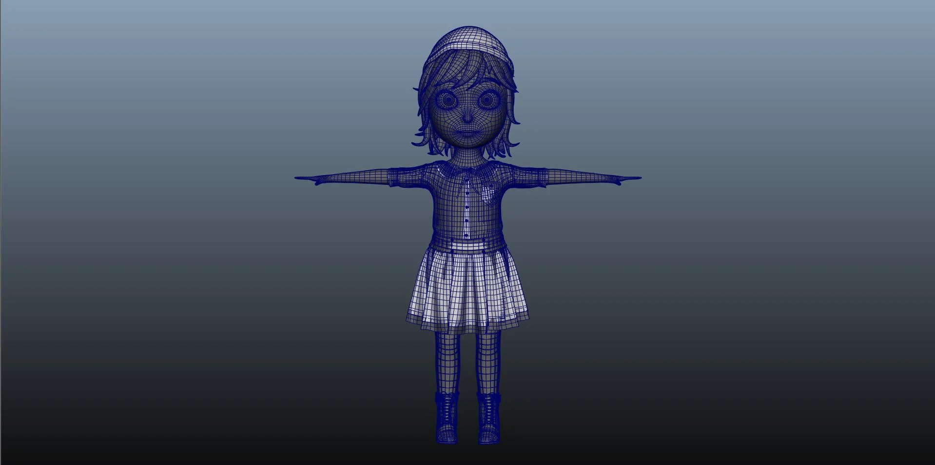 Child Scarlet Character Model 02