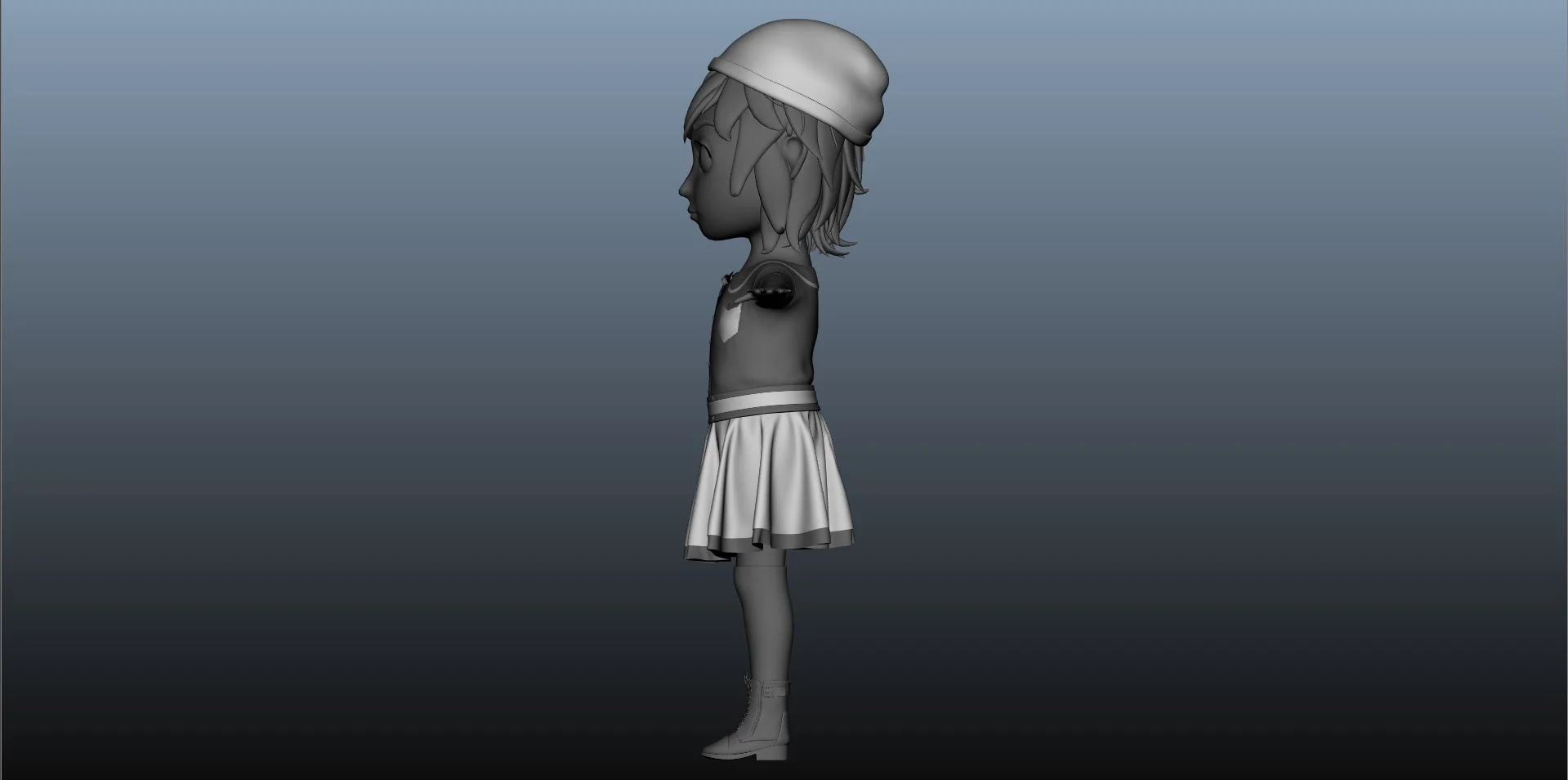 Child Scarlet Character Modeling 03