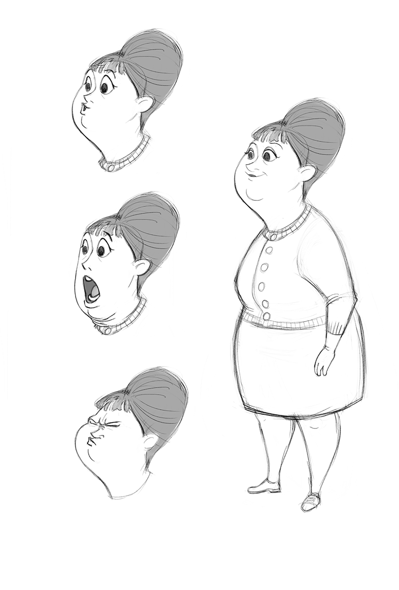 Facial expressions for character development