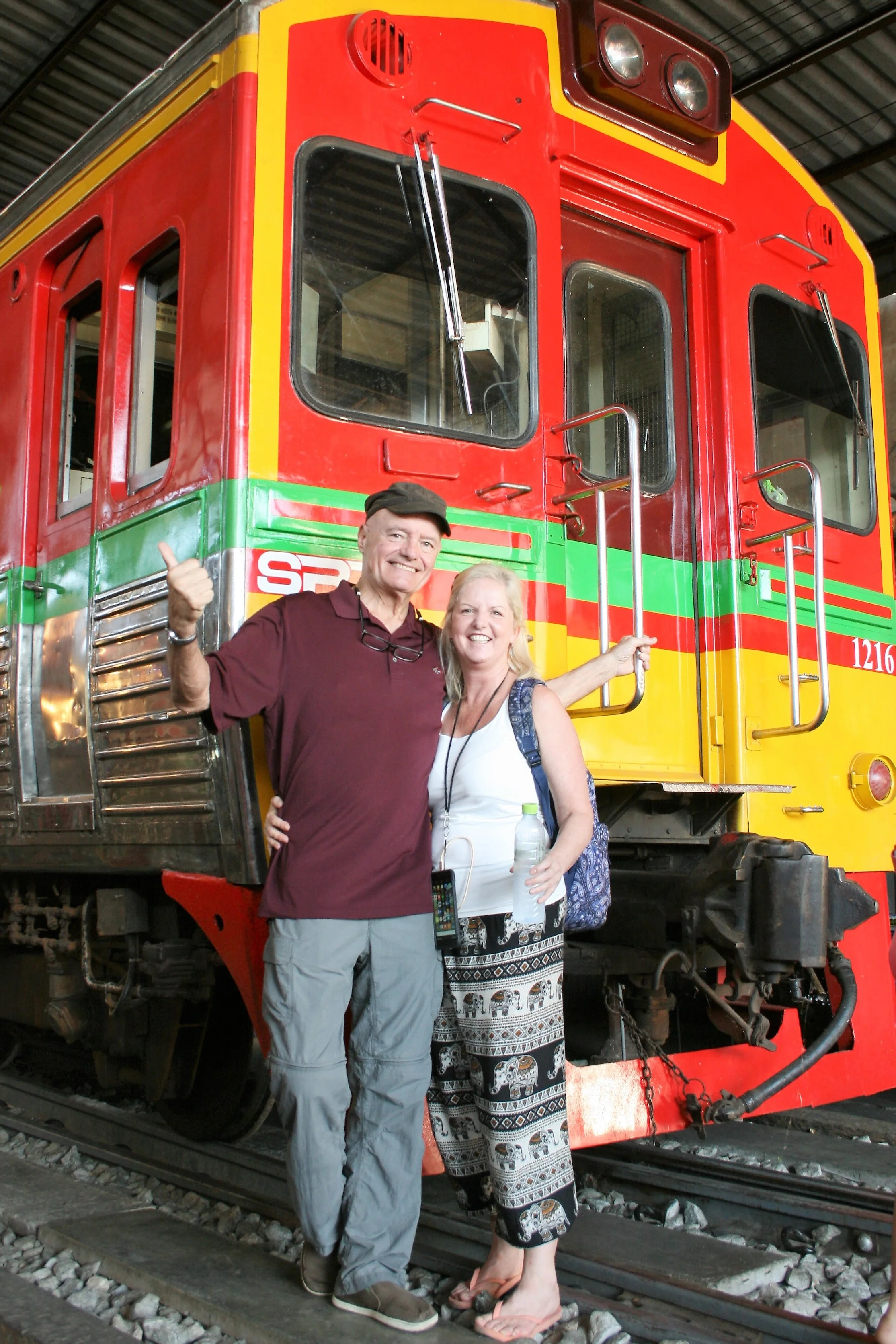 Relaxed and happy in Bangkok Thailand! 