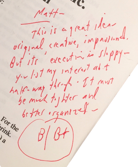 Comments of Visiting Professor Yossi Klein Halevi on Matt Ronen's final college pager on the creation of the "Service Year Fellowship". (March 5, 2004)