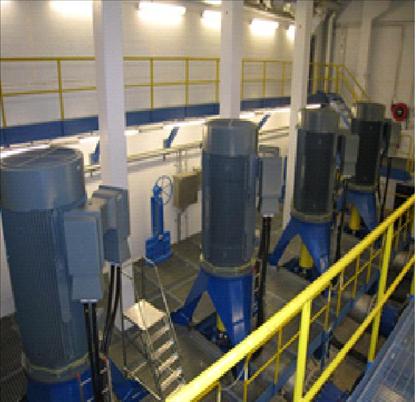 Pumparna i älvvattenpumpstationen, ÄPS