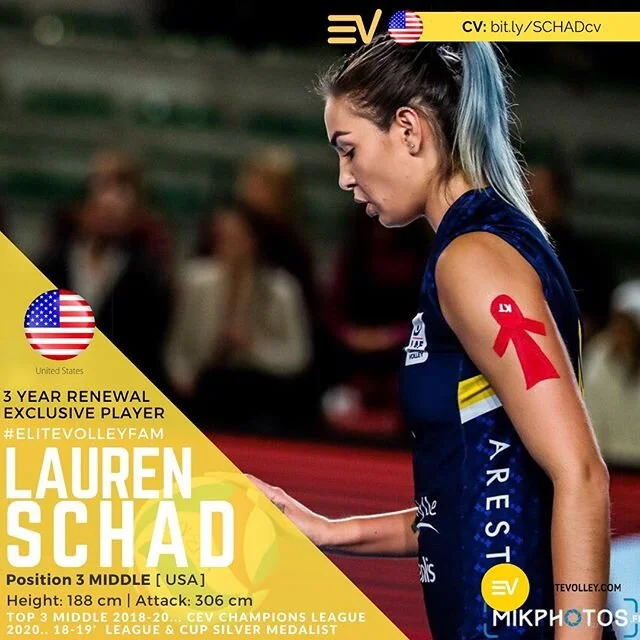Two important facts:
#1. She just hit 64% vs @imocovolley in #CLvolleyW... go watch. .
2. She just renewed after three years with #EliteVolleyFam for another 3yrs under our representation @elitevolley 💪🏽🙌🏽
.
Keep an eye on #laurenschadvolley by f
