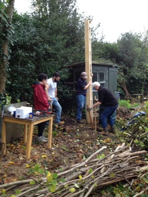 Working with Conservation Volunteers on wildlife habitats