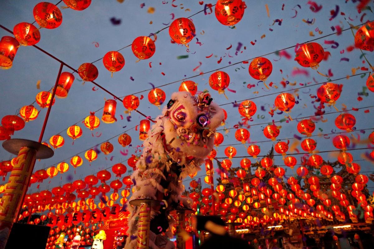 Lion dance